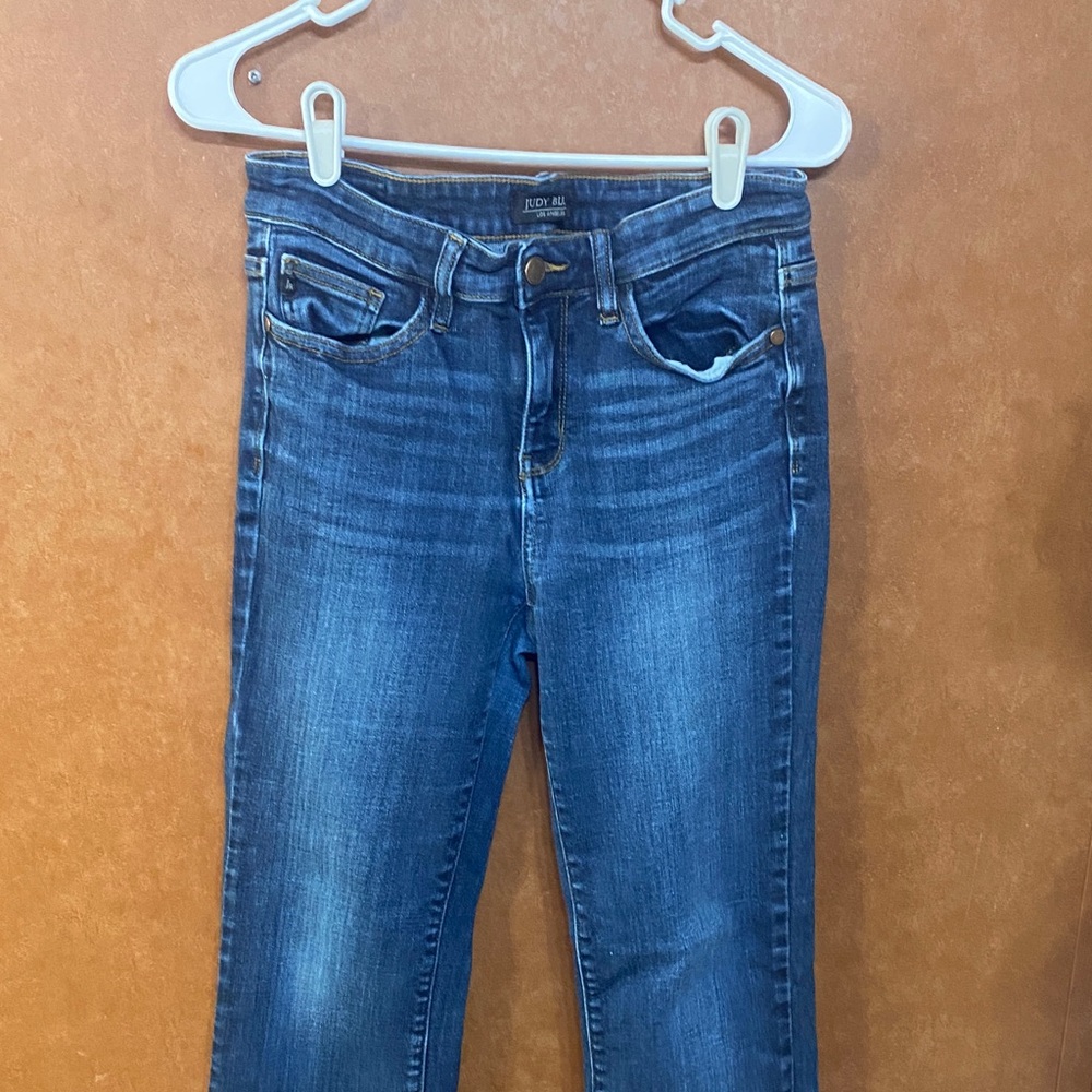 Judy Blue Women's Straight Leg Jeans - Dark Blue